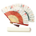 扇子 女性用ブリーズ 扇子袋付き ギフト レディース プレゼント 名入れ可 敬老の日 母の日 レッド