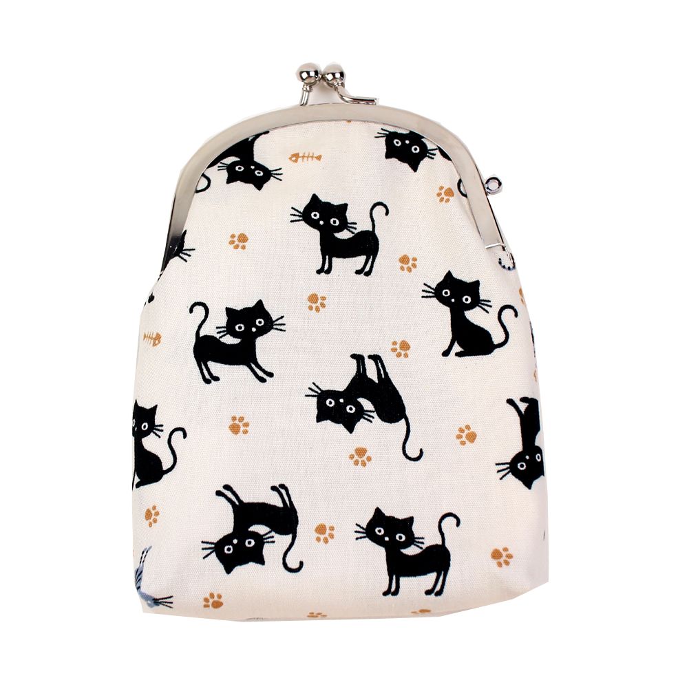 がま口 たばこケース ねこに足跡 白 ギフト プレゼント おしゃれ 可愛い マスクケース タバコケース アイコスケース ポーチ 敬老の日 母の日 父の日 クリス...