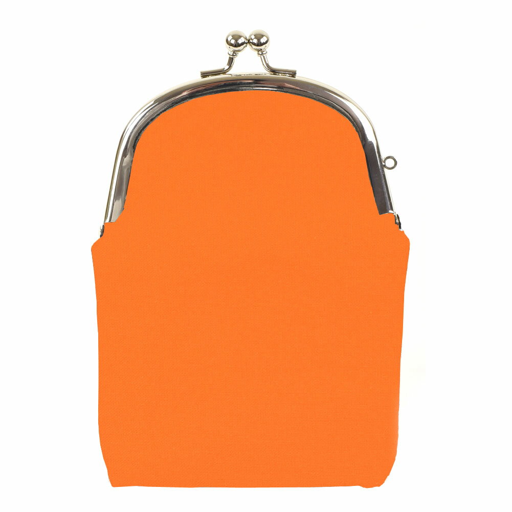 がま口 たばこケース 11号帆布 オレンジ ギフト プレゼント おしゃれ 可愛い マスクケース タバコケース アイコスケース ポーチ 敬老の日 母の日 父の日 ...