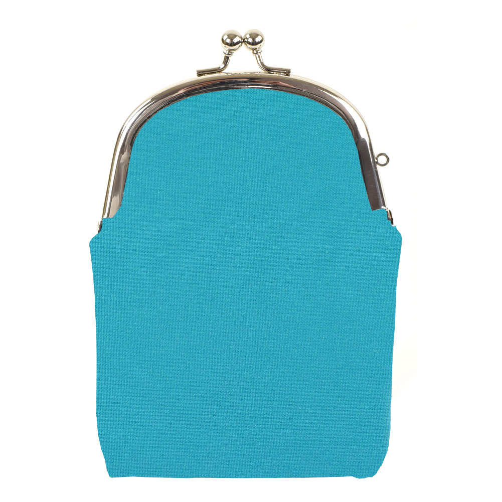 がま口 たばこケース 11号帆布 ターコイズブルー ギフト プレゼント おしゃれ 可愛い マスクケース タバコケース アイコスケース ポーチ 敬老の日 母の日 ...