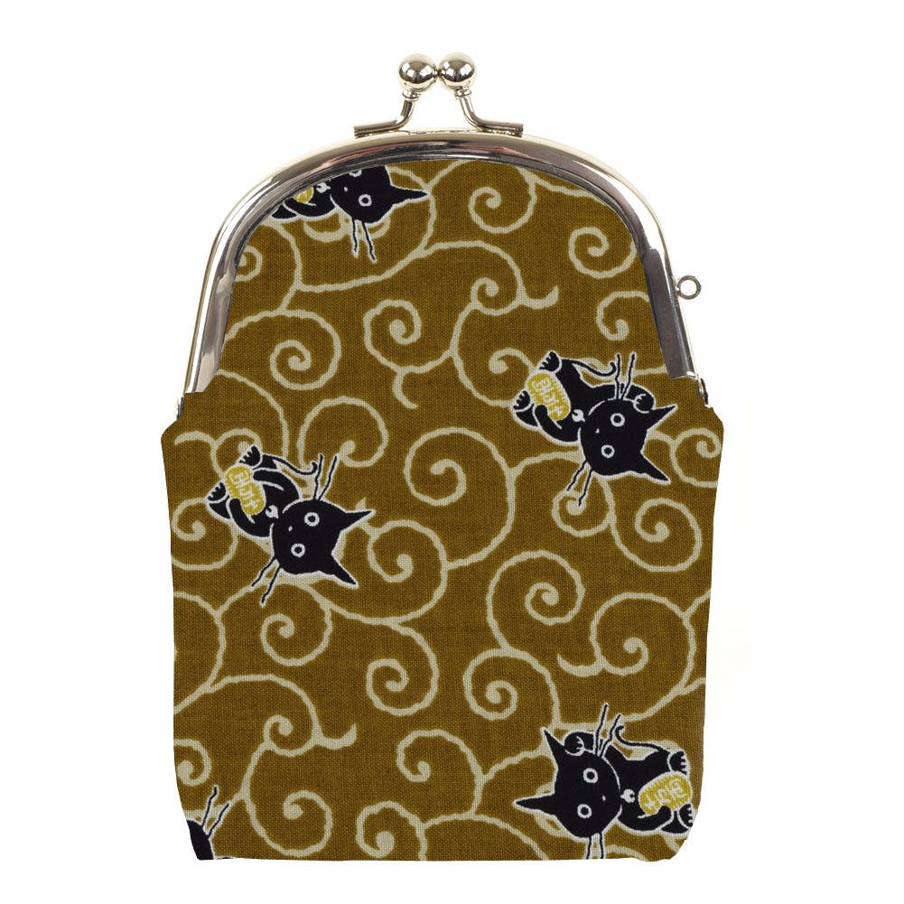 がま口 たばこケース 唐草 猫に小判 からし ギフト プレゼント おしゃれ 可愛い マスクケース タバコケース アイコスケース ポーチ 敬老の日 母の日 父の日...