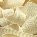SIC オーガニックコットン杉綾リボン 10mm キナリ 1メートル 服飾 手芸 SHINDO