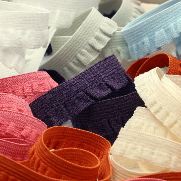 SIC フリルストレッチ 14mm 1メートル 服飾 手芸 SHINDO