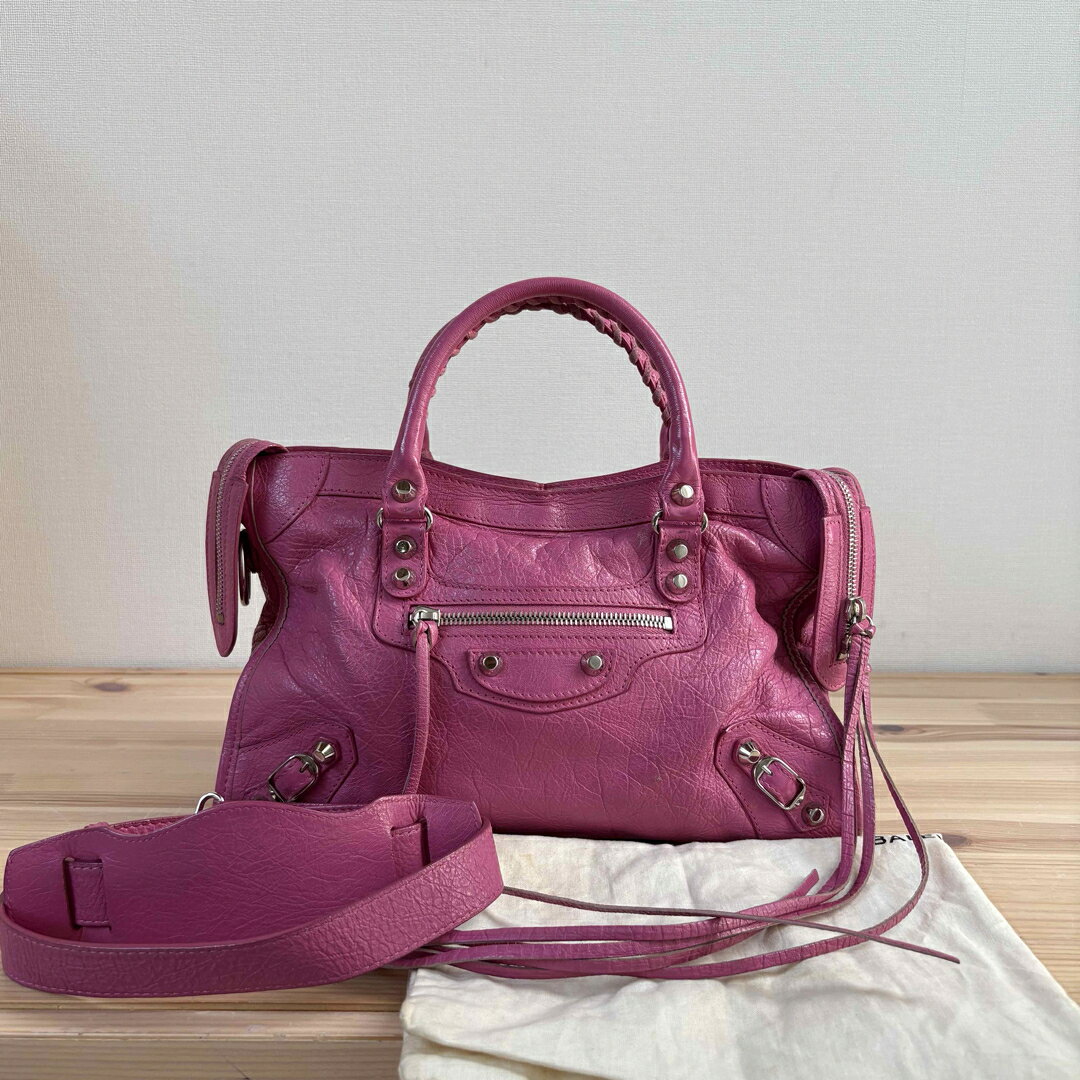 楽天市場】balenciaga（カラーピンク）（バッグ・小物・ブランド雑貨