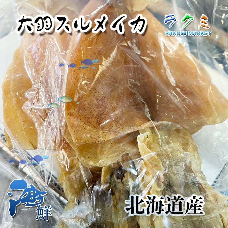 干し大羽スルメイカ 500g (1枚60~100g)するめいか 北海道産 絶品スルメイカ