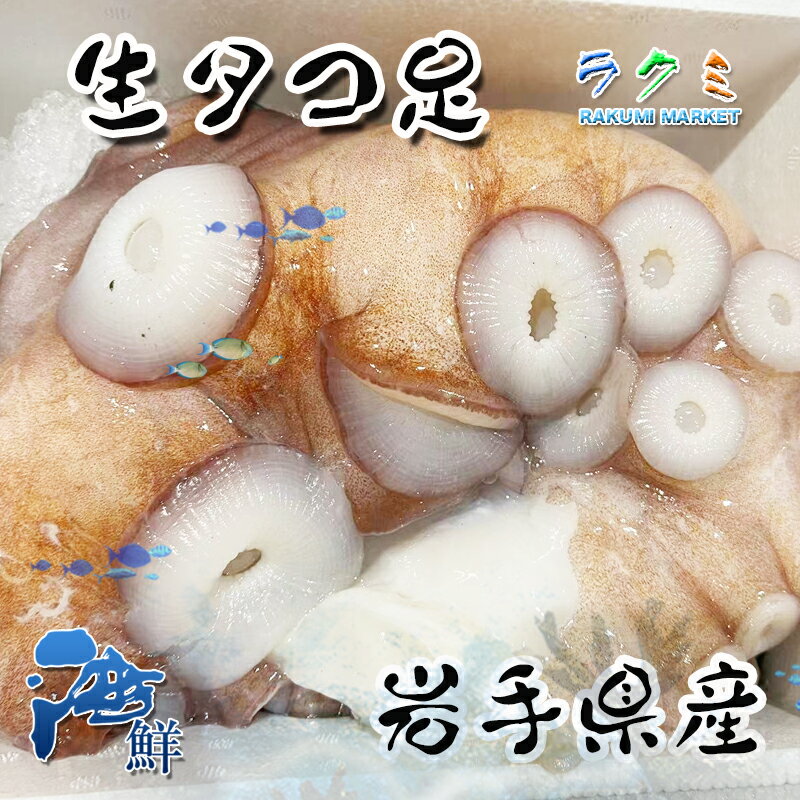 生タコ足 皮付き 約3kg 約3本 岩手県産 タコ たこ 蛸 お刺身 バター焼き 寿司ネタ カルパッチョ