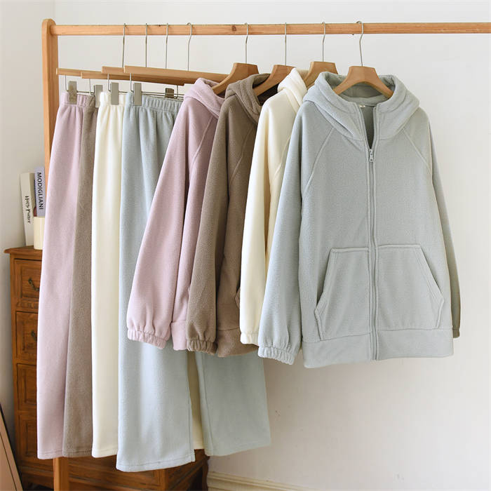 ルームウェア 上下セット もこもこ レディース メンズ 新作 フード付き パーカー パンツ パジャマ フラ..