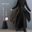 ワイドパンツ ワイド パンツ レディース パンツドレス ロング パンツ ボトムス 配色 プリント 体型カバ..