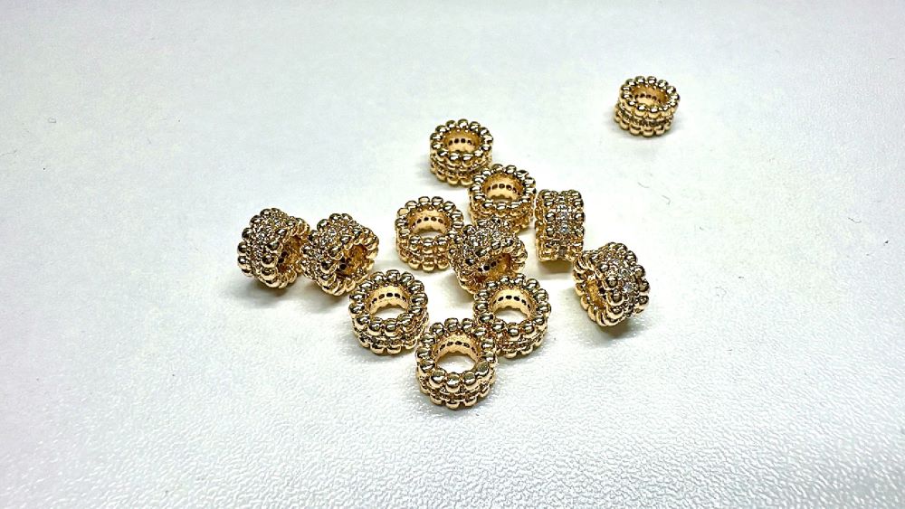 ブレスレット　パーツ　DIY　パーツ (ピンクゴールド)