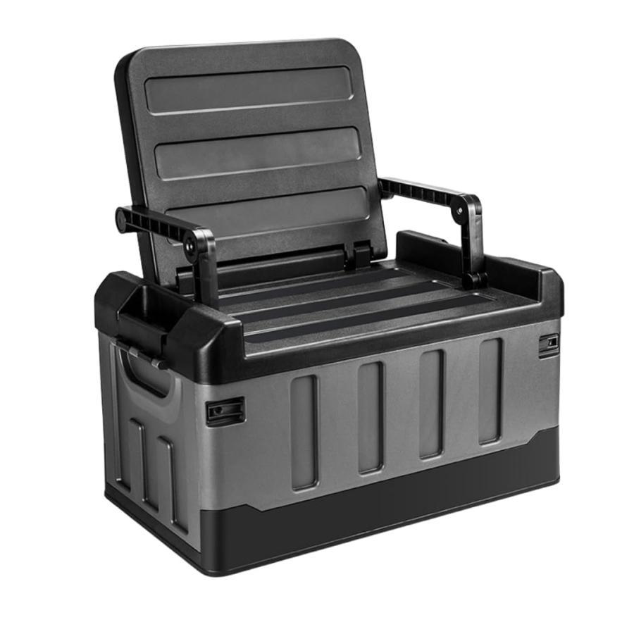 収納ケース コンテナボックス キャンプ釣りボックス 大容量 収納ボックス 折り畳み ふた付き 積み重ね..