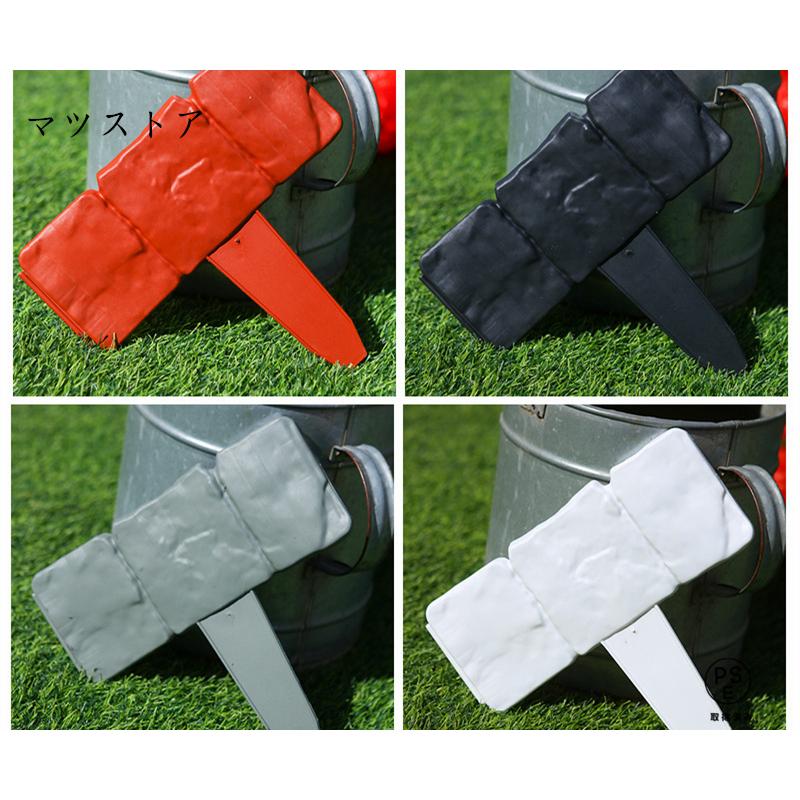 ガーデンフェンス 花壇 40枚 土ストッパー ブロック調 レンガ調 土留め ガーデンエッジ フェンス 土留..