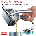 ハンドジューサー ジューサー 手動 果物絞り レモン絞り フルーツ絞り 器 レモン オレンジ フルーツ 果汁 みかん グレープフルーツ フルーツしぼり