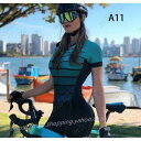 トライアスロンウェア 女性 職業 トライアスロンスーツ 服 サイクリングスキン スーツボディセット ロンパース レディース