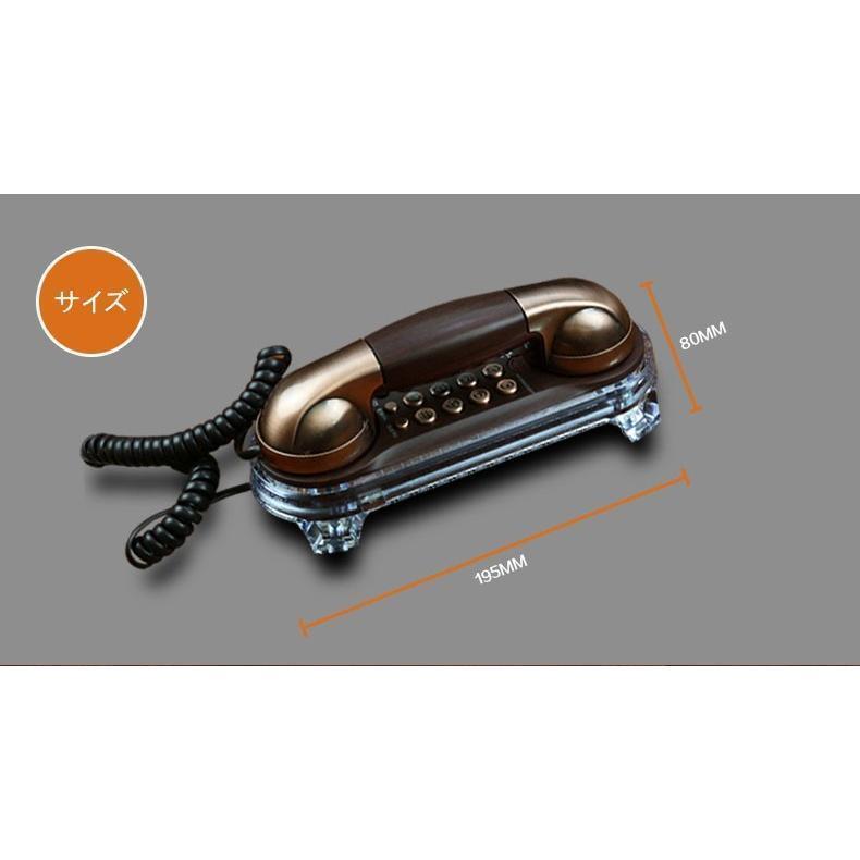 電話機 レトロ 子機 固定電話 壁かけ おしゃれ インテリア プレゼント 装飾 旧式 AA(18082026)