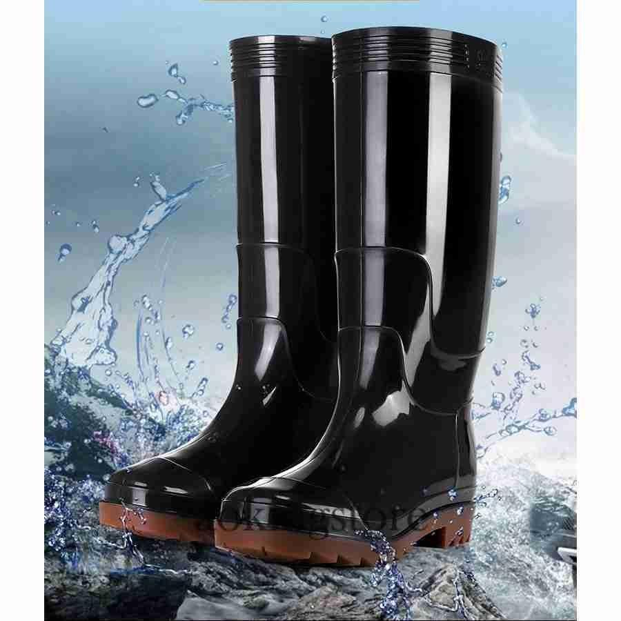 長靴 レインブーツ メンズ ガーデニング 農作業 作業用 アウトドア 釣り 船 田植え ロング丈 長くつ 靴 雨 雨用 完全防水 防滑