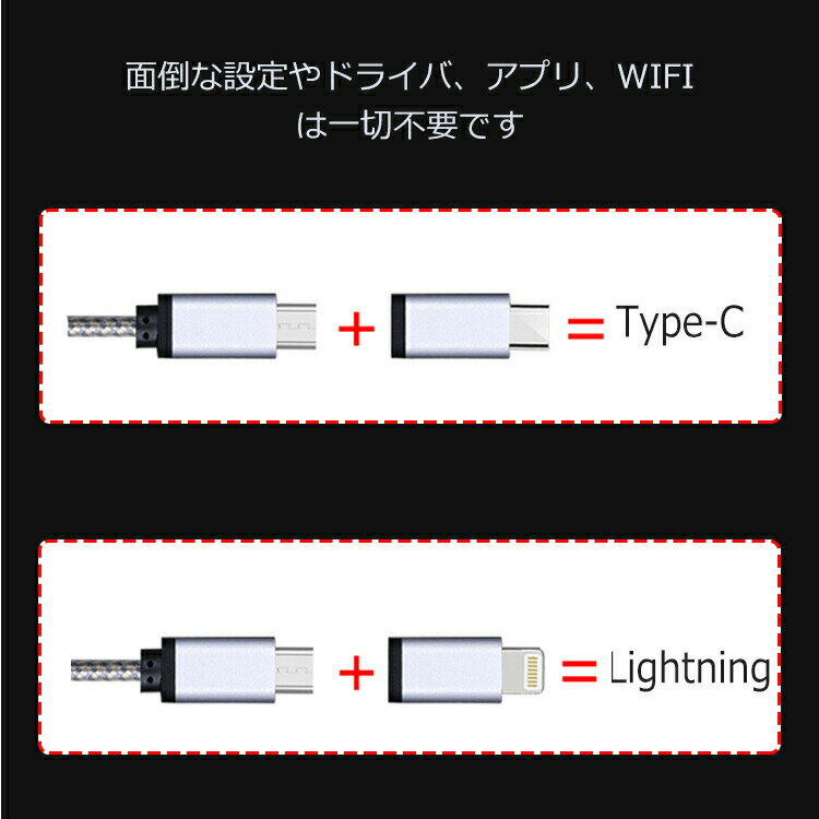 【2商品以上20%OFF】 hdmi変換ケーブル iphone 1.8m type-c lightning タイプc ライトニング 変換アダプタ usb ipad android スマホ アイフォン アンドロイド タブレット ゲーム ハイスピード テレビ接続 ミラーリング 動画対応 高画質 高音質 コンパクト 会議 ビジネス