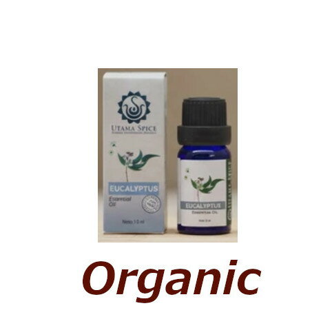 バリ島の極上スキンケア エッセンシャルオイル ユーカリ ■10ml【UTAMA SPICE ：ウタマスパイス】【100％Natural】正規輸入品
