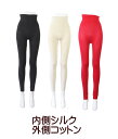 日本製 内絹外綿 はらまきパンツ ロング フリーサイズ【天然繊維 最高峰のシルク(絹 silk)】