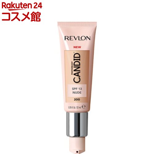 レブロン フォトレディ キャンディッド ファンデーション 200(22ml)【レブロン(REVLON)】[ブルーライト ナチュラル 素肌 ツヤ 美肌 毛穴 皮脂]