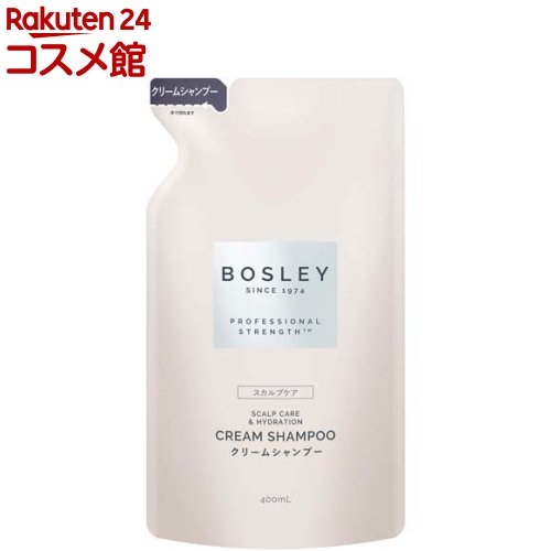 ボズレー クリームシャンプー リラックスシトラスの香り 詰替え(400ml)【ボズレー(BOSLEY)】
