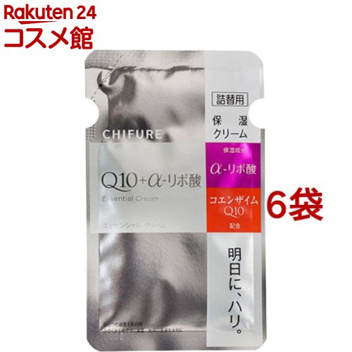 ちふれ エッセンシャルクリームN 詰替用(30g*6袋セット)【ちふれ】 1