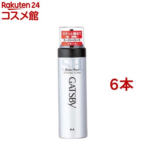 ギャツビー スタイリングフォーム スーパーハード(185g 6本セット)【GATSBY(ギャツビー)】