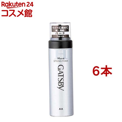 ギャツビー スタイリングフォーム ハード(185g*6本セット)【GATSBY(ギャツビー)】