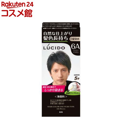 ルシード ワンプッシュケアカラー アッシュブラウン(50g+50g)【ルシード(LUCIDO)】[白髪染め]