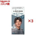 LUCIDO(ルシード) デザインヘアカラー クールアッシュ 白髪染め メンズ(3セット)【ルシード(LUCIDO)】