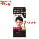 ルシード ワンプッシュケアカラー 7 ナチュラルブラック(50g+50g*12セット)【ルシード(LUCIDO)】