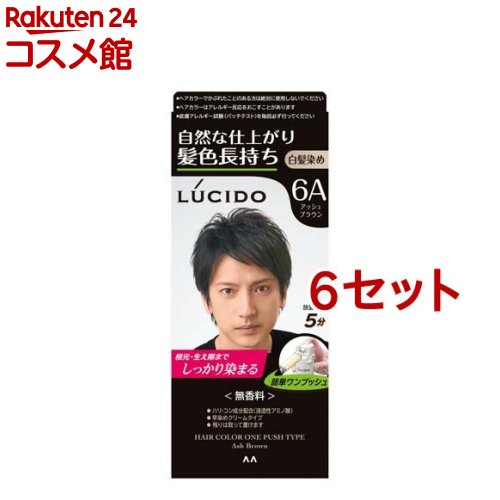 ルシード ワンプッシュケアカラー アッシュブラウン(50g+50g*6セット)【ルシード(LUCIDO)】