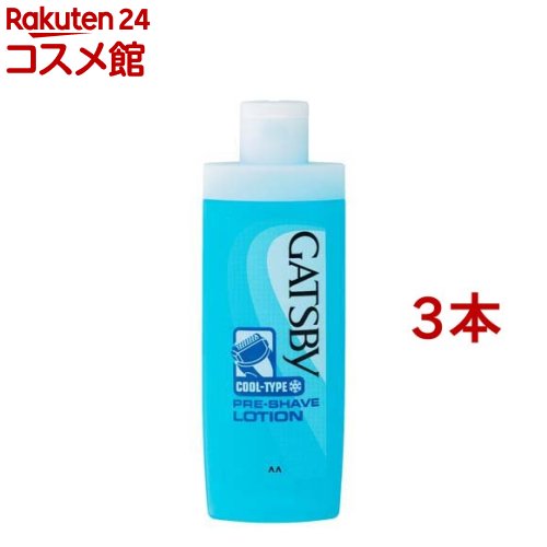 ギャツビー プレシェーブ ローション(140ml*3本セット)【GATSBY(ギャツビー)】