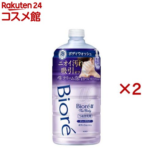ビオレu ザ ボディ 泡タイプ ディープクリア つめかえ用(780ml×2セット)【ビオレUザボディ】 ビオレu ザ ボディ 泡タイプ ディープクリア つめかえ用(780ml×2セット)【ビオレUザボディ】