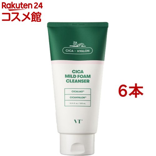 VT CICA マイルドフォームクレンザー(300ml*6本セット)【VT】