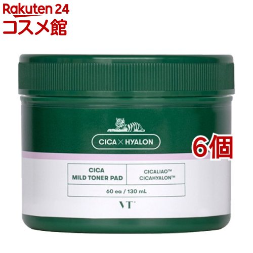 VT シカマイルドトナーパッド(60枚入*6個セット)【VT】 VT シカマイルドトナーパッド(60枚入*6個セット)【VT】