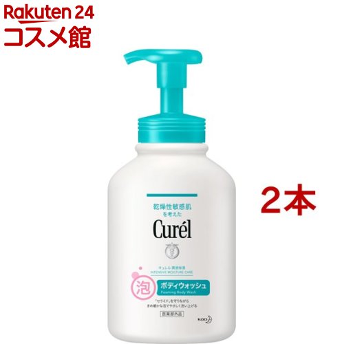 キュレル 泡ボディウォッシュ 本体(480ml*2本セット)【キュレル】