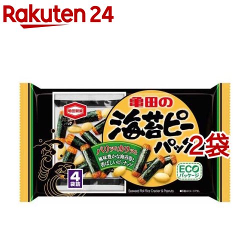 亀田の海苔ピーパック(85g*2袋セット)【亀田製菓】