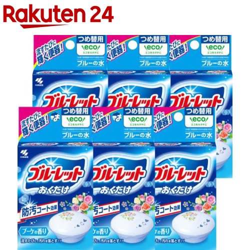 ブルーレットおくだけ ブーケの香り つめ替用(25g*6箱セット)