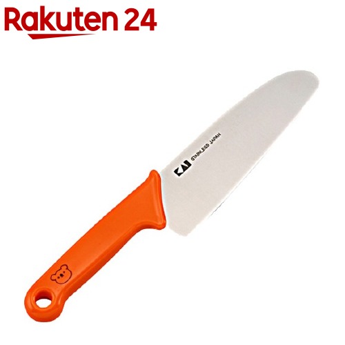 貝印 リトルシェフクラブ 包丁コアラ(刃なし) オレンジ FG5002(1個)【貝印】のサムネイル