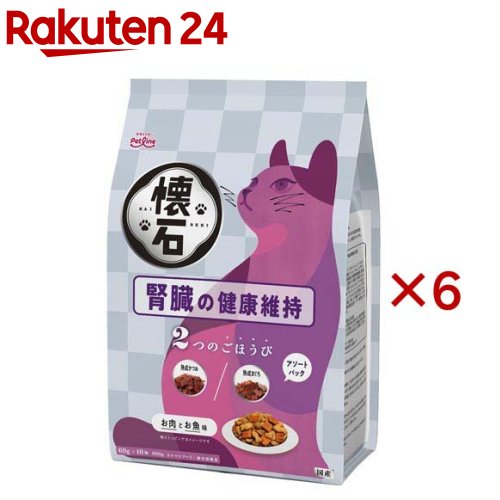 懐石 2つのごほうび 腎臓の健康維持 猫用(600g×6セット)【懐石】