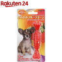 お店TOP＞ペット用品＞犬用品(グッズ)＞犬用おもちゃ・玩具(犬・遊)＞デンタル・トイ(犬用)＞かみかみフルーツボーン ストロベリー Sサイズ (1本)【かみかみフルーツボーン ストロベリー Sサイズの商品詳細】●おいしそうな香りがたまらない！●噛む事が大好きなワンちゃん大満足♪●ナイロン素材で壊れにくく満足感のある噛み心地●噛んでストレス発散！●歯茎を刺激してマッサージ効果も●楽しく遊びながら口内のお掃除にも【かみかみフルーツボーン ストロベリー Sサイズの原材料】ナイロン【規格概要】商品サイズ：23*20*110【注意事項】・本品は犬用玩具です。それ以外の用途には使用しないでください。・破片に関しては便として排出されるので問題ございません。(体内で消化されません)但し、固まりを飲み込んだ場合は消化器官で引っ掛かる可能性があり体調を崩す場合がございますので、獣医師にご相談下さい。(状況により手術等にて摘出の必要があります。)・パッケージ裏面に記載しておりますが、ペットに与えて遊ばせる際は必ず目の届く範囲で遊ばせて下さい。壊れた玩具は誤飲やトラブルの原因となるので新しいものと交換して下さい。・個体差によりますが、噛む力が強い場合はハードタイプ等をお勧めいたします。【原産国】台湾【ブランド】スーパーキャット【発売元、製造元、輸入元又は販売元】スーパーキャットこちらの商品は、ペット用の商品です。リニューアルに伴い、パッケージ・内容等予告なく変更する場合がございます。予めご了承ください。スーパーキャット105-0012 東京都港区芝大門2-8-13 サクセス芝大門03-3434-1122広告文責：楽天グループ株式会社電話：050-5577-5043[犬用品/ブランド：スーパーキャット/]