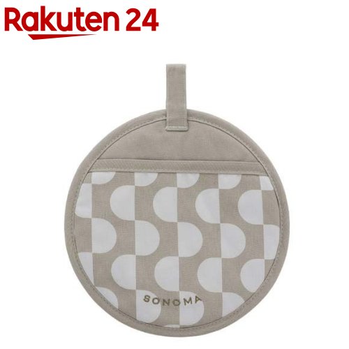お店TOP＞日用品＞キッチン用品＞ラップ・ホイル・キッチン雑貨＞鍋敷き＞LIV PLUS SONOMA(ソノマ) ミトン鍋敷き マグネット アーチ 20cm グレー LV-0385 (1個)【LIV PLUS SONOMA(ソノマ) ミトン鍋敷き マグネット アーチ 20cm グレー LV-0385の商品詳細】●マグネットでくっつくミトン鍋敷き。SONOMAシリーズ。●鍋敷きにもミトンにも使える便利アイテム。●マグネット付きフックなので掛けてもくっつけても収納可能。●撥水、防汚加工を施しているため汚れが付きにくく、落ちやすくなっています。●丸いフォルムがかわいく、コンパクトなサイズで収納にも便利です。【規格概要】本体(約)幅20×奥行0.5×高さ20cm重量：約0.063kg素材・材質：表地：綿100％、中綿：ポリエステル60％・綿40％、裏地：綿100％、フック部：磁石【原産国】中国【ブランド】LIV PLUS(リブプラス)【発売元、製造元、輸入元又は販売元】LIV PLUSリニューアルに伴い、パッケージ・内容等予告なく変更する場合がございます。予めご了承ください。LIV PLUS06-6251-3553広告文責：楽天グループ株式会社電話：050-5577-5043[調理器具/ブランド：LIV PLUS(リブプラス)/]