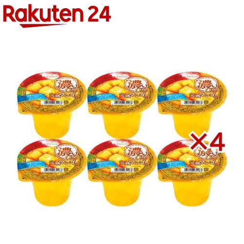 たらみ 濃い0kcal 完熟マンゴーゼリー(6個入×4セット(1個195g))【濃い0kcal】