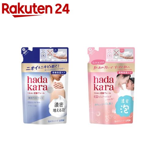 hadakara モイストボディケアソープ 詰替用(440ml 6袋セット)【ハダカラ(hadakara)】