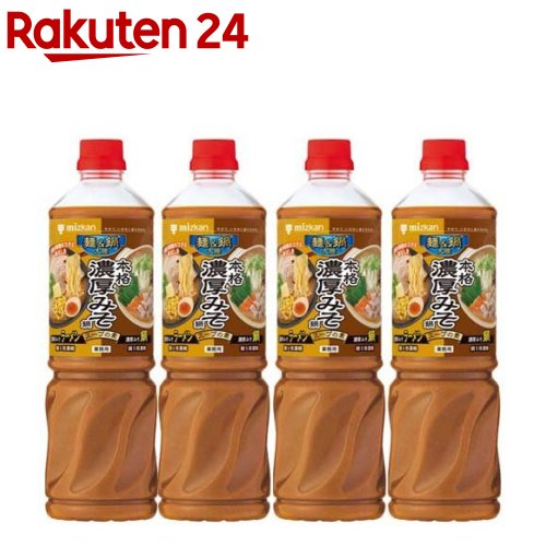 ミツカン 麺＆鍋大陸 本格濃厚みそ鍋スープの素(1140g×4セット)【麺＆鍋大陸(鍋の素)】