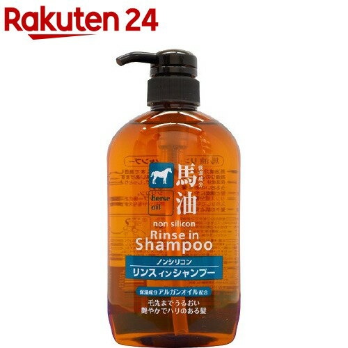 馬油リンスインシャンプー(600ml)【