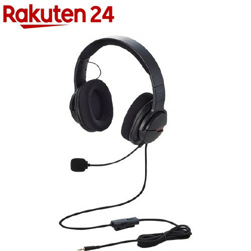エレコム ヘッドセット オーバーヘッド ゲーミング 両耳 HS-ARMA100BK(1セット)【エレコム(ELECOM)】 エレコム ヘッドセット オーバーヘッド ゲーミング 両耳 HS-ARMA100BK(1セット)【エレコム(ELECOM)】