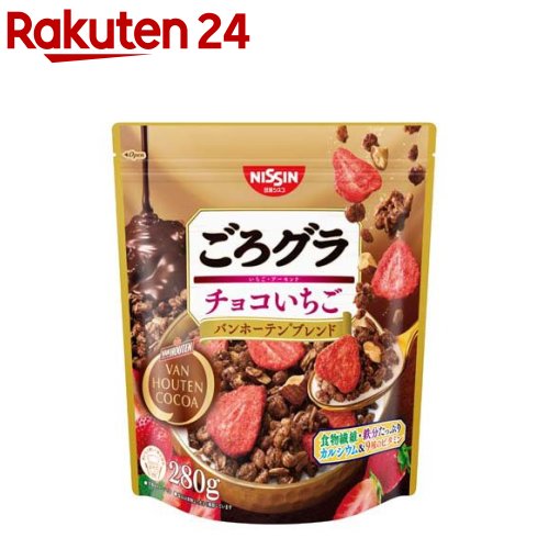 ごろグラチョコいちご バンホーテンブレンド 280g 【ごろっとグラノーラ】