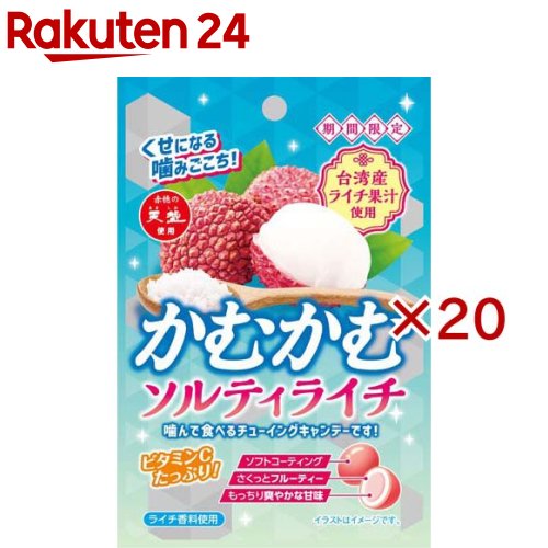 かむかむソルティライチ(10袋入×2セット(1袋30g))【かむかむ】