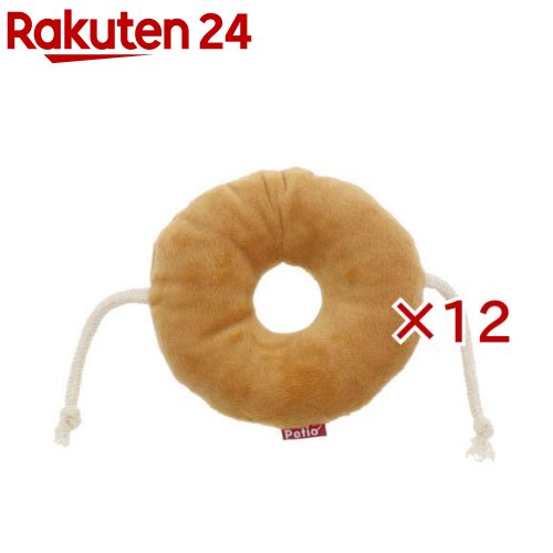 お店TOP＞ペット用品＞犬用品(グッズ)＞犬用おもちゃ・玩具(犬・遊)＞犬のおもちゃ全部＞もちもちパン屋さん ベーグル (12セット)【もちもちパン屋さん ベーグルの商品詳細】●美味しそうなパンが、もちもちなぬいぐるみのおもちゃになりました。●「水晶生地」という柔らかく肌触りの良い生地を使用しており、バツグンのもちもち感を生み出しています。●笛が入っており、噛むたびにピューピュー音が鳴ります。●ひも付きなので、引っ張り遊びも可能です。【規格概要】・材質：ポリエステル、コットン、EVA樹脂・本体サイズ：W270×D30×H110mm・適応種：超小型犬〜小型犬【原産国】中国【発売元、製造元、輸入元又は販売元】ペティオこちらの商品は、ペット用の商品です。※説明文は単品の内容です。商品に関するお電話でのお問合せは、下記までお願いいたします。ペティオ：0120-133-035アドメイト：0120-133-077リニューアルに伴い、パッケージ・内容等予告なく変更する場合がございます。予めご了承ください。・単品JAN：4903588264085ペティオ東京都港区芝1-10-11広告文責：楽天グループ株式会社電話：050-5577-5043[犬用品]